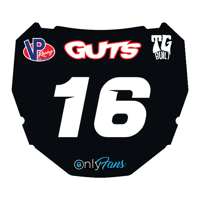 CUSTOM ODI NUMBER PLATE DECAL