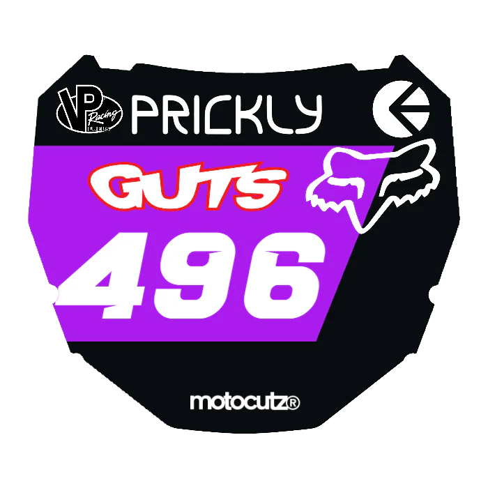CUSTOM ODI NUMBER PLATE DECAL