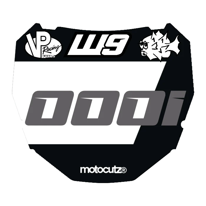 CUSTOM ODI NUMBER PLATE DECAL