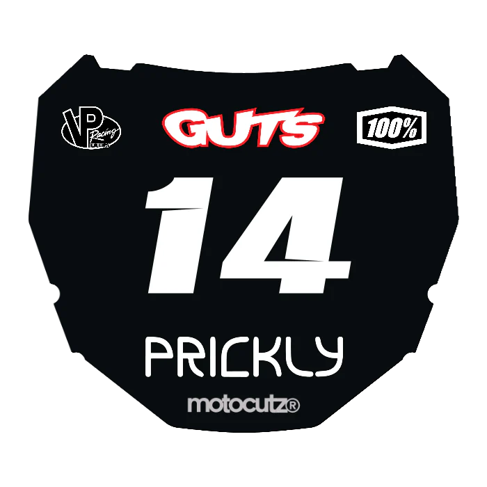 CUSTOM ODI NUMBER PLATE DECAL