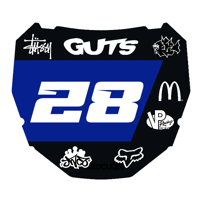 CUSTOM ODI NUMBER PLATE DECAL