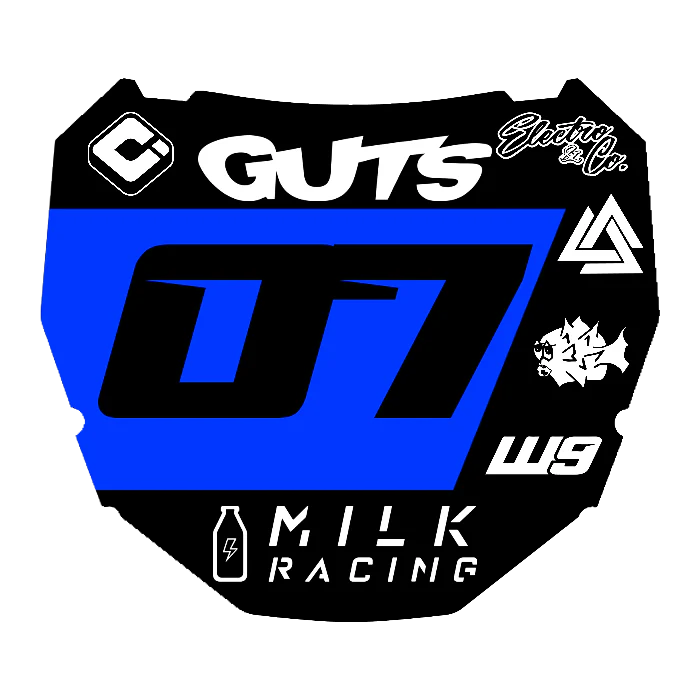 CUSTOM ODI NUMBER PLATE DECAL