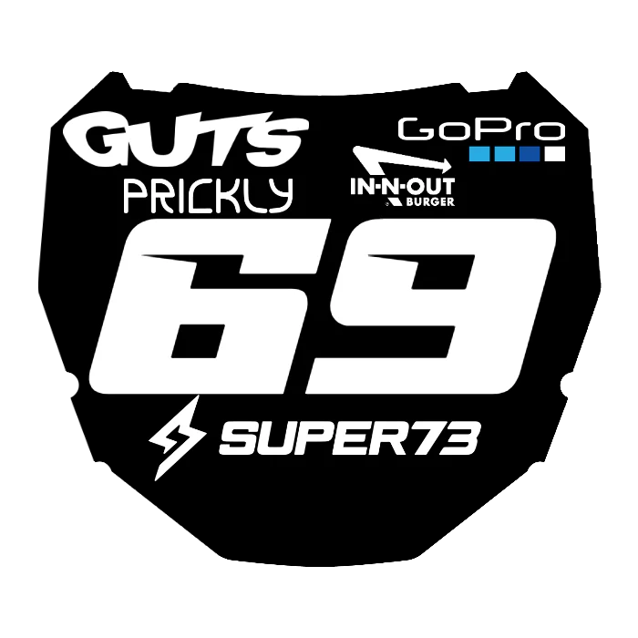 CUSTOM ODI NUMBER PLATE DECAL