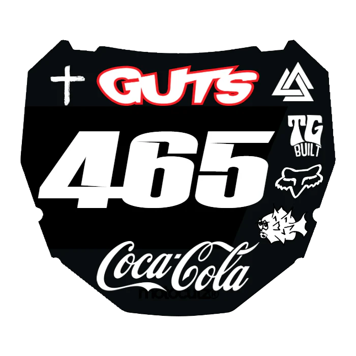 CUSTOM ODI NUMBER PLATE DECAL