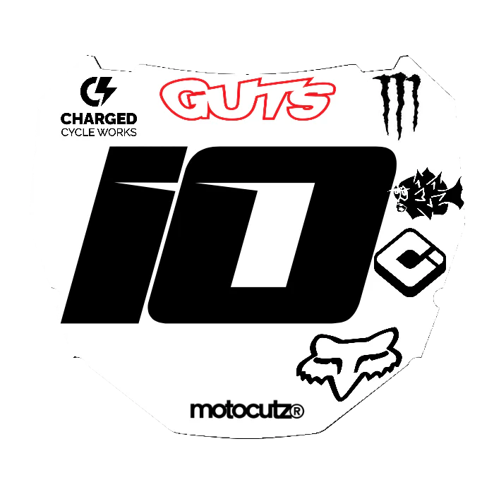 CUSTOM ODI NUMBER PLATE DECAL