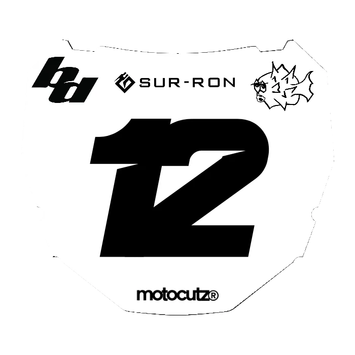 CUSTOM ODI NUMBER PLATE DECAL