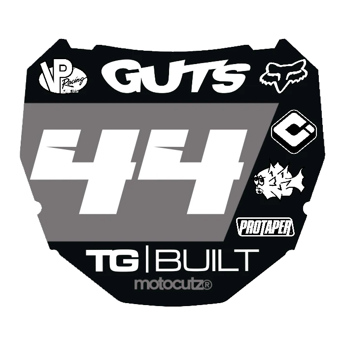 CUSTOM ODI NUMBER PLATE DECAL