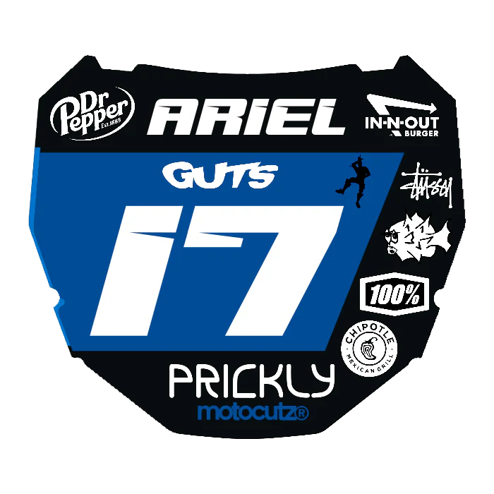 CUSTOM ODI NUMBER PLATE DECAL