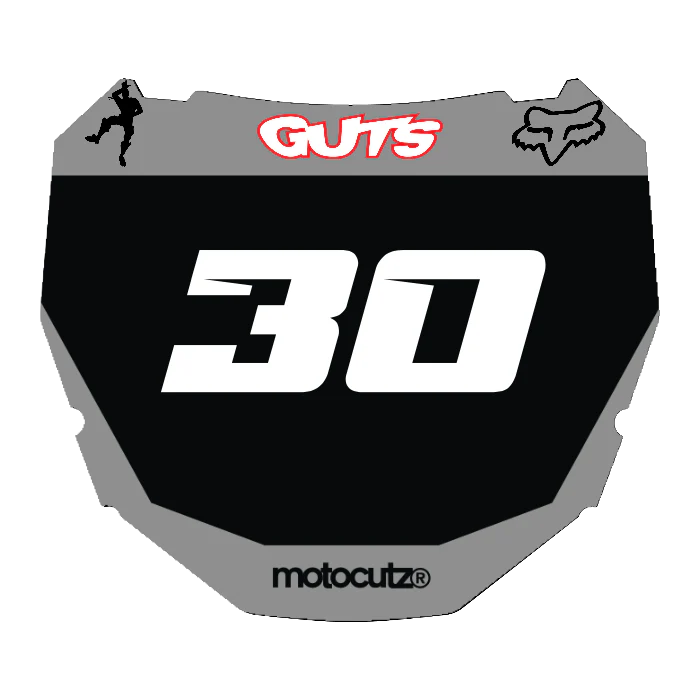 CUSTOM ODI NUMBER PLATE DECAL