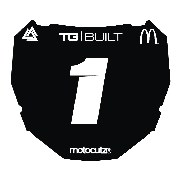 CUSTOM ODI NUMBER PLATE DECAL
