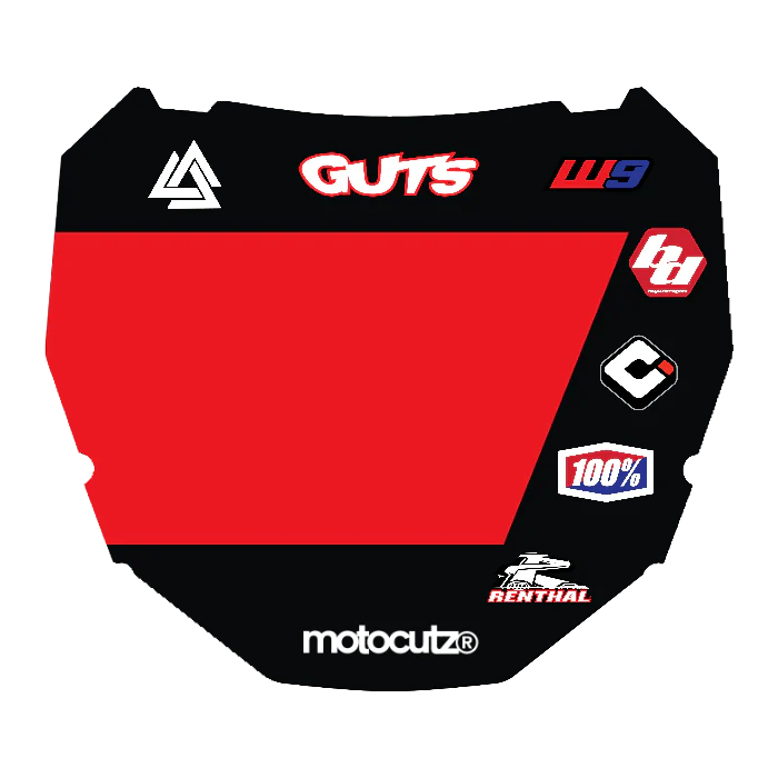 CUSTOM ODI NUMBER PLATE DECAL