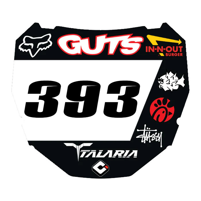 CUSTOM ODI NUMBER PLATE DECAL