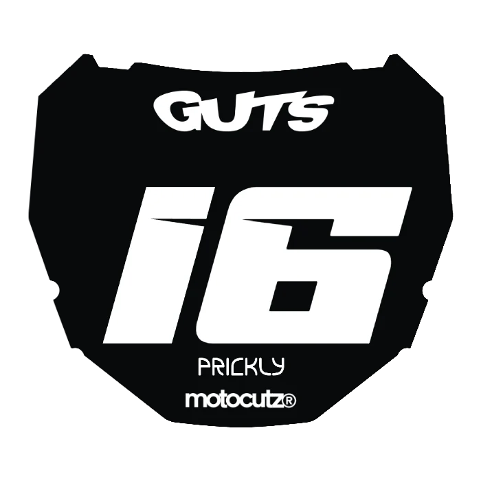 CUSTOM ODI NUMBER PLATE DECAL