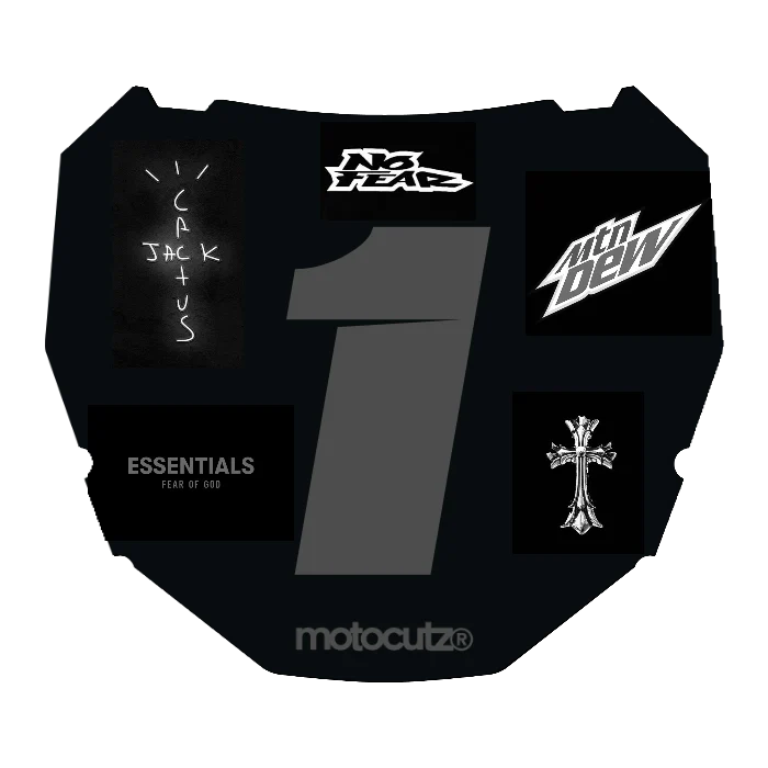 CUSTOM ODI NUMBER PLATE DECAL