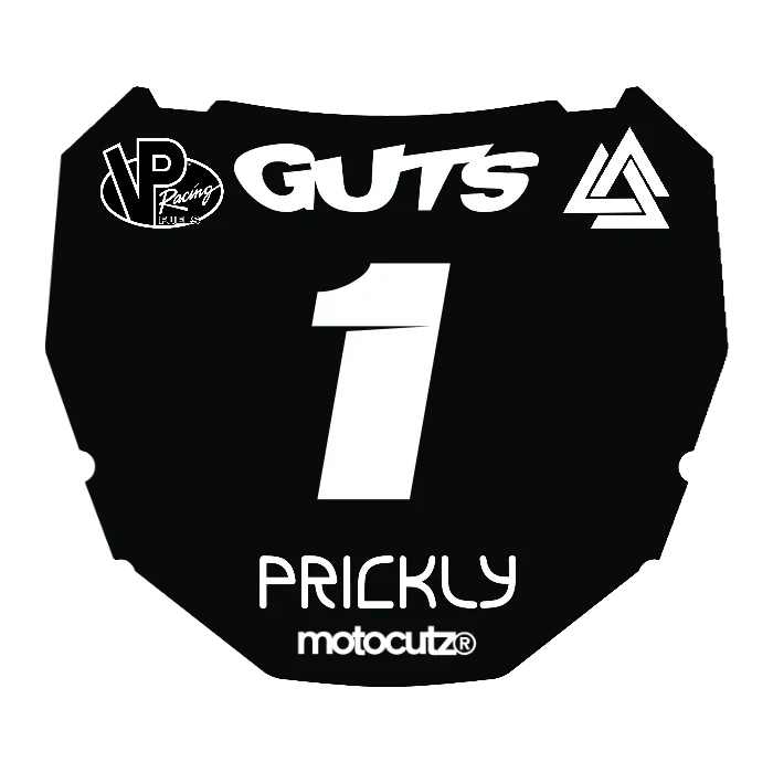 CUSTOM ODI NUMBER PLATE DECAL