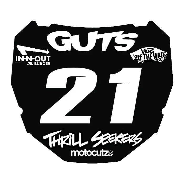 CUSTOM ODI NUMBER PLATE DECAL