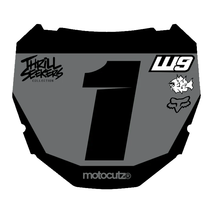 CUSTOM ODI NUMBER PLATE DECAL
