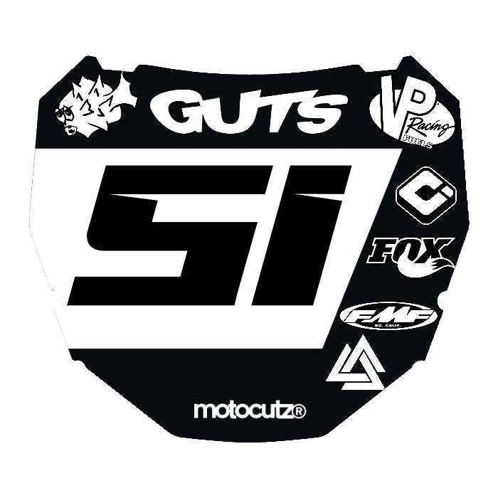 CUSTOM ODI NUMBER PLATE DECAL