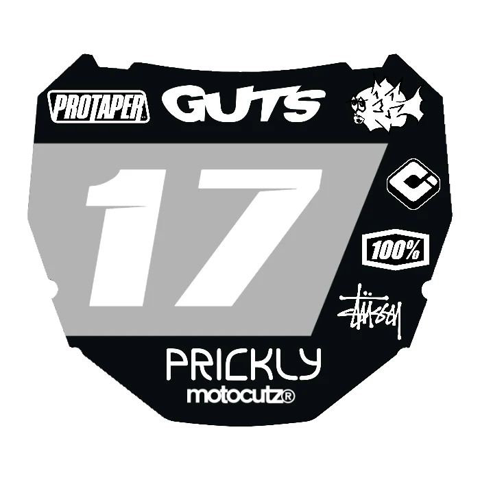 CUSTOM ODI NUMBER PLATE DECAL