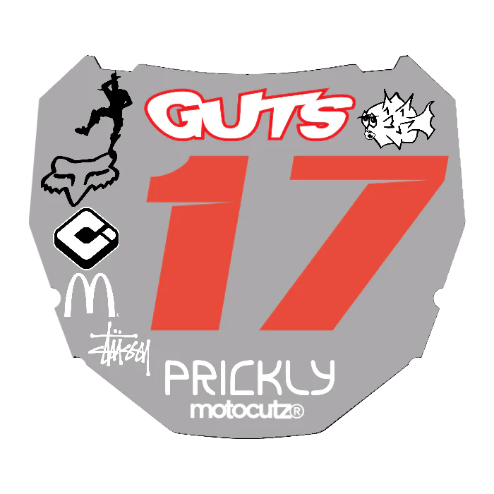 CUSTOM ODI NUMBER PLATE DECAL