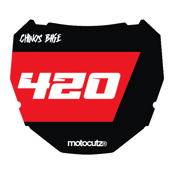 CUSTOM ODI NUMBER PLATE DECAL