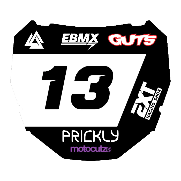 CUSTOM ODI NUMBER PLATE DECAL