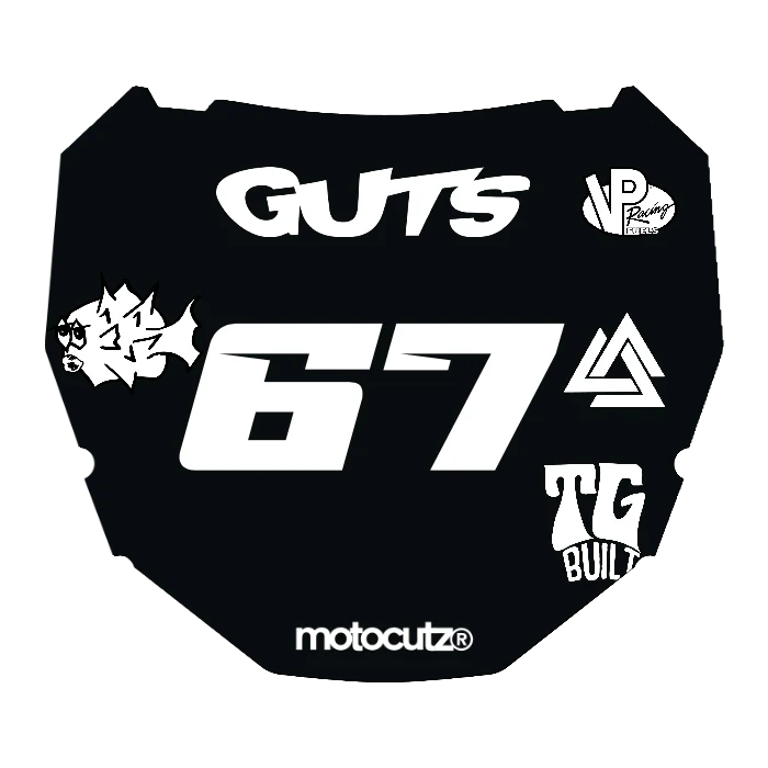 CUSTOM ODI NUMBER PLATE DECAL