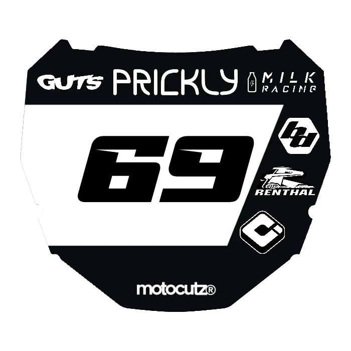 CUSTOM ODI NUMBER PLATE DECAL