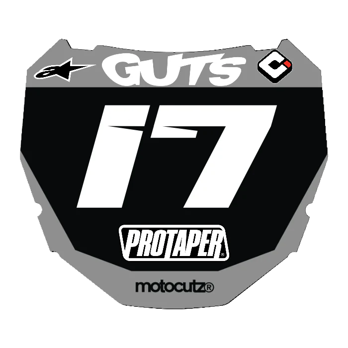 CUSTOM ODI NUMBER PLATE DECAL