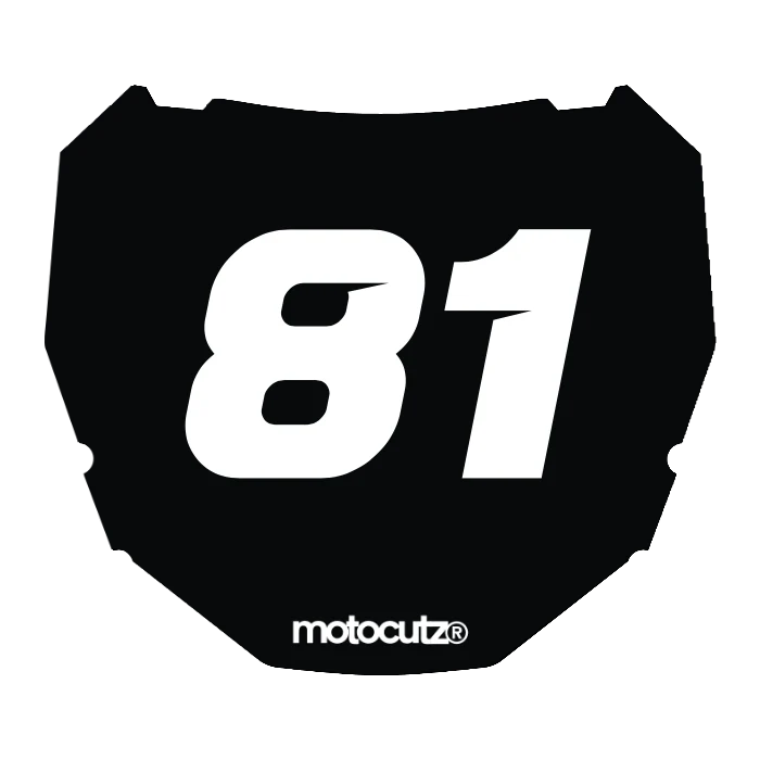 CUSTOM ODI NUMBER PLATE DECAL