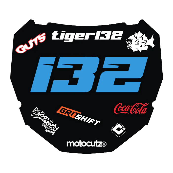 CUSTOM ODI NUMBER PLATE DECAL