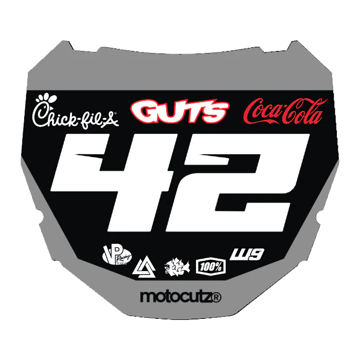 CUSTOM ODI NUMBER PLATE DECAL