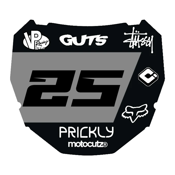 CUSTOM ODI NUMBER PLATE DECAL