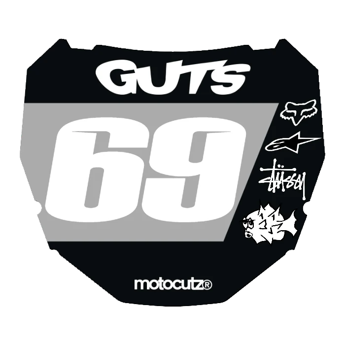 CUSTOM ODI NUMBER PLATE DECAL
