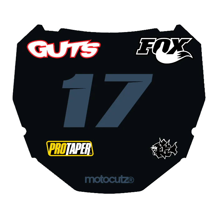 CUSTOM ODI NUMBER PLATE DECAL