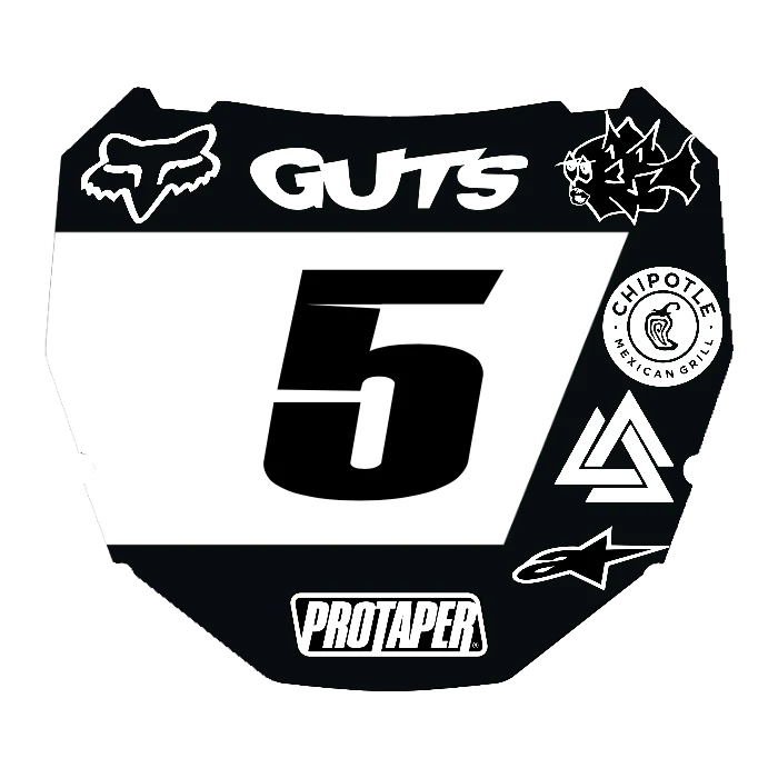 CUSTOM ODI NUMBER PLATE DECAL