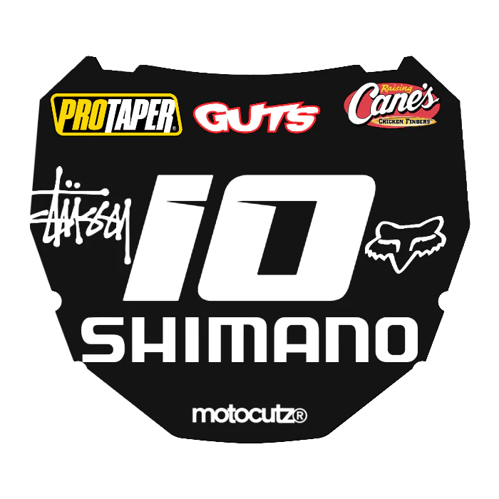 CUSTOM ODI NUMBER PLATE DECAL