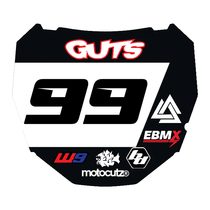 CUSTOM ODI NUMBER PLATE DECAL