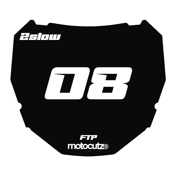 CUSTOM ODI NUMBER PLATE DECAL