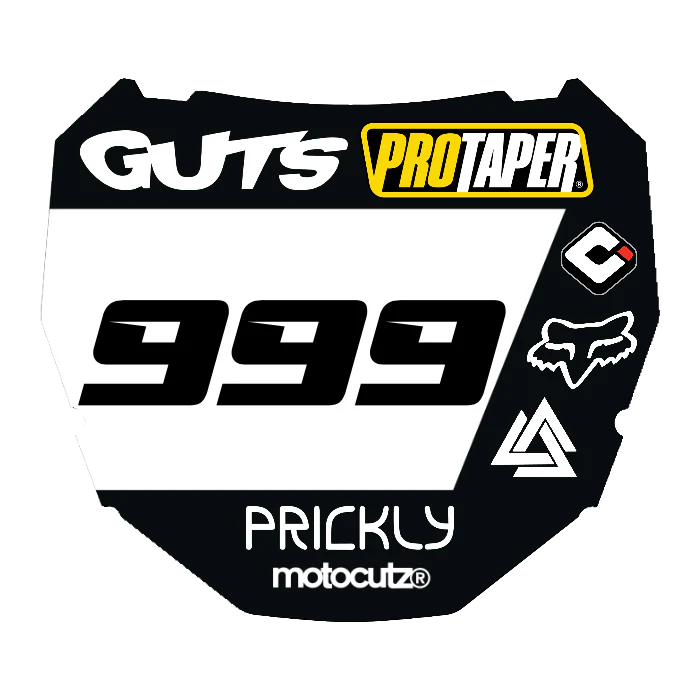 CUSTOM ODI NUMBER PLATE DECAL