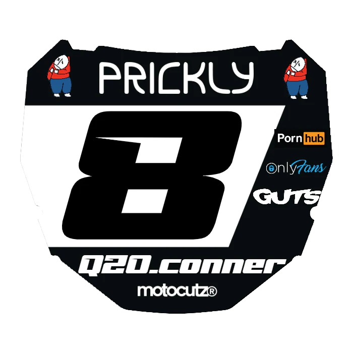CUSTOM ODI NUMBER PLATE DECAL