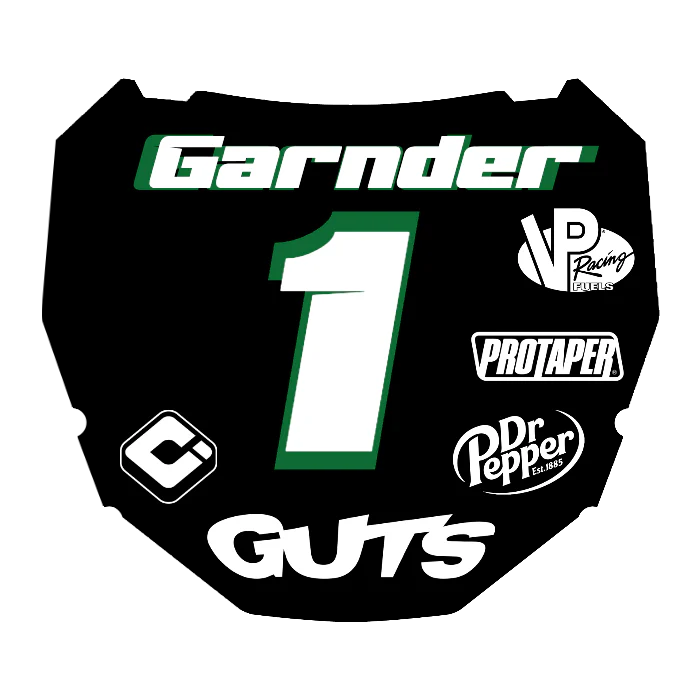 CUSTOM ODI NUMBER PLATE DECAL