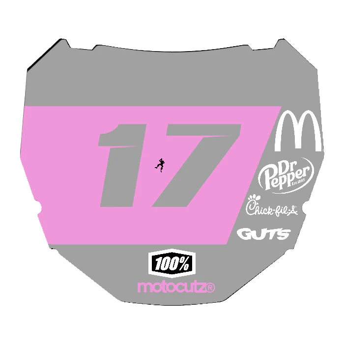 CUSTOM ODI NUMBER PLATE DECAL