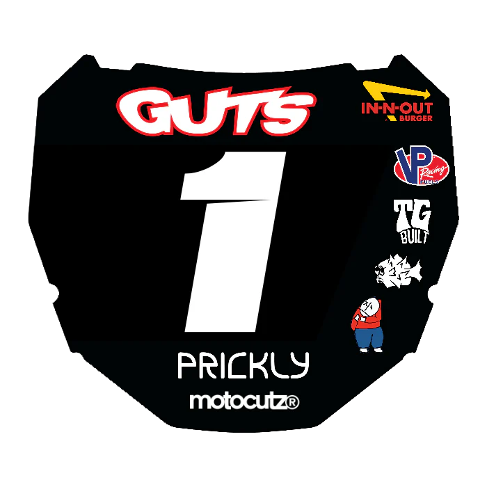 CUSTOM ODI NUMBER PLATE DECAL