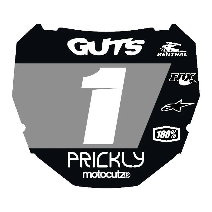 CUSTOM ODI NUMBER PLATE DECAL