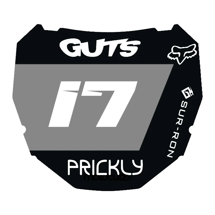 CUSTOM ODI NUMBER PLATE DECAL