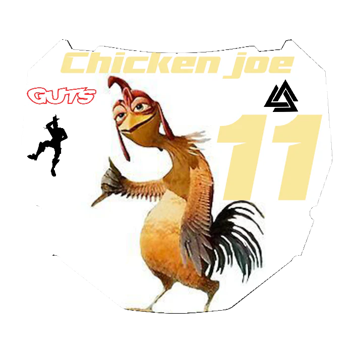 CUSTOM ODI NUMBER PLATE DECAL