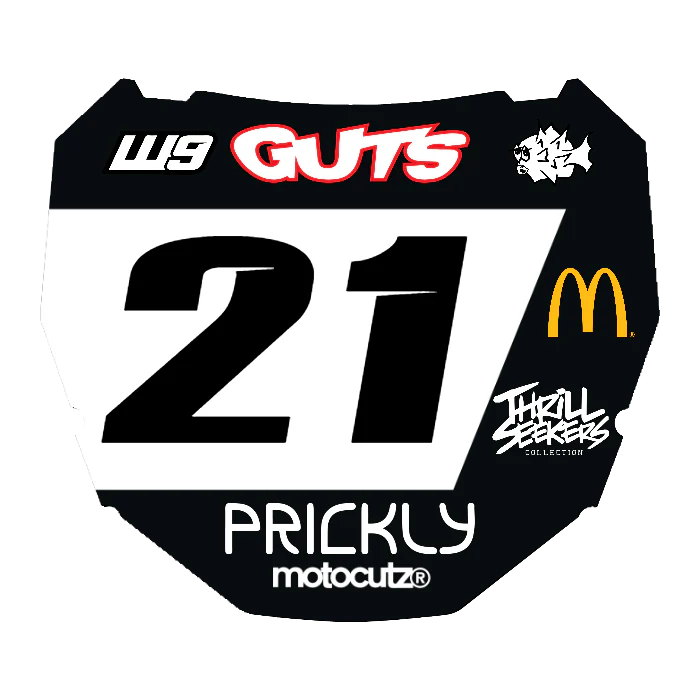 CUSTOM ODI NUMBER PLATE DECAL