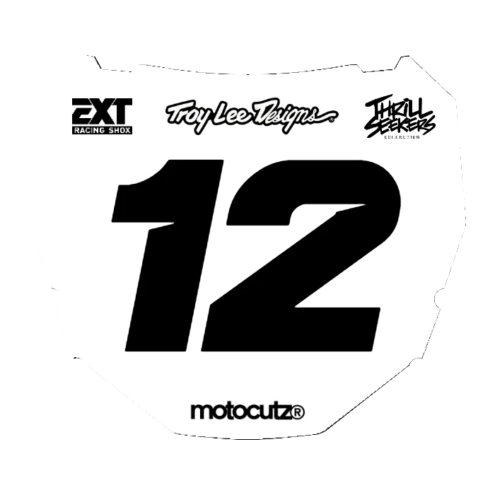 CUSTOM ODI NUMBER PLATE DECAL