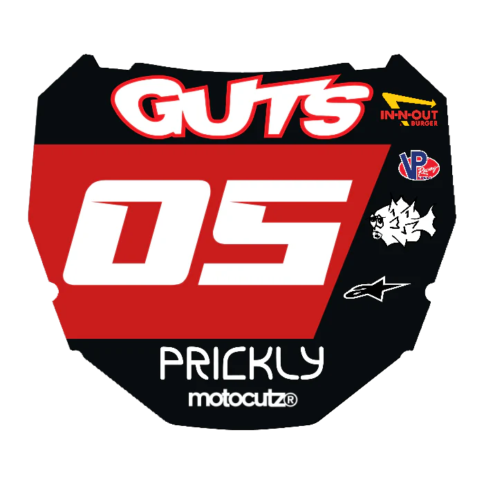 CUSTOM ODI NUMBER PLATE DECAL